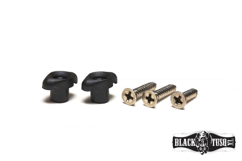 Graph Tech PT-7004-00 BLACK TUSQ XL Sleek String Trees (Pair) image 1
