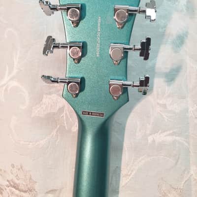 D'Angelico Premier DC 335 Style Semi-Hollow Body Electric Guitar-Ocean Turquoise-NEW! image 7