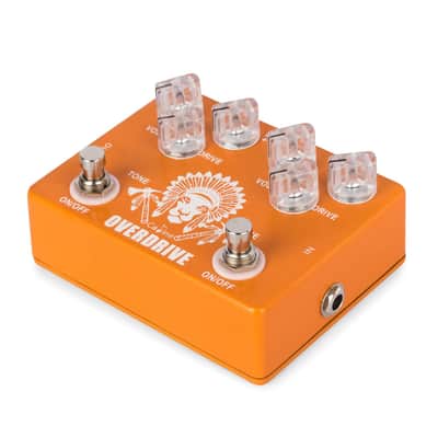 Caline CP-70 Crushing Overdrive Boost Orange Electric Guitar Effect Pedal image 3