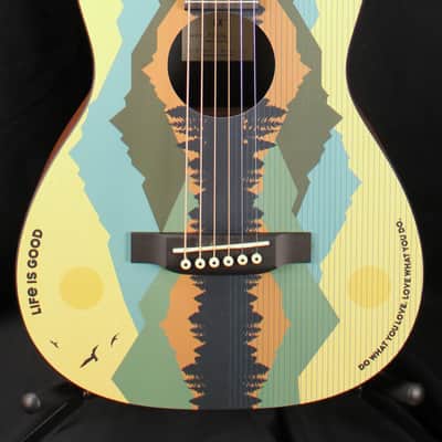 Martin LX1 Life Is Good Little Martin 3/4 Acoustic Guitar Natural w/gigbag image 3