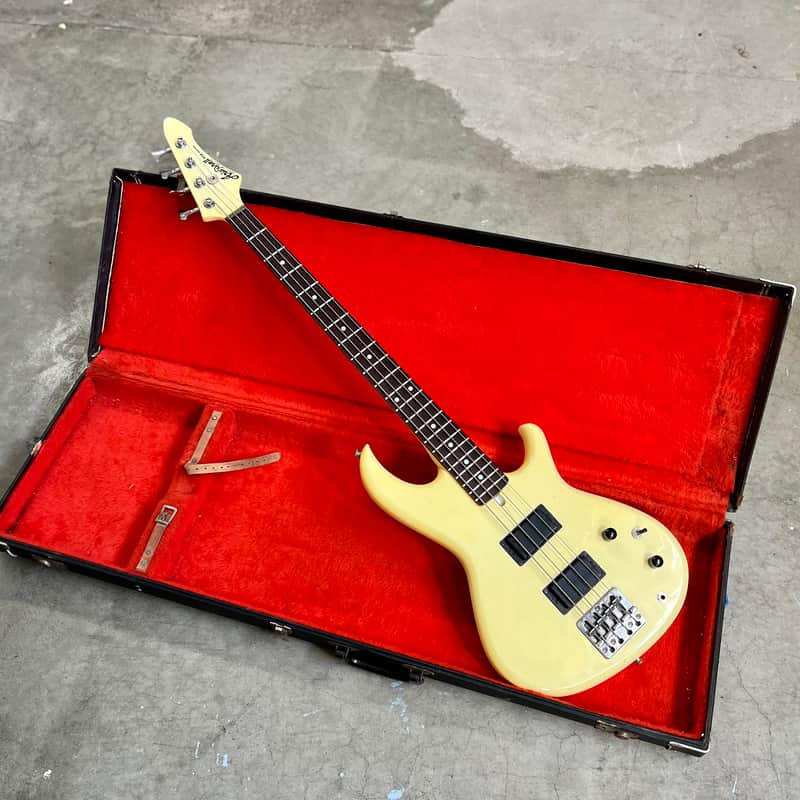 Aria Pro II RSB 2 bass guitar 1985 - Ivory original vintage MIJ japan image 1