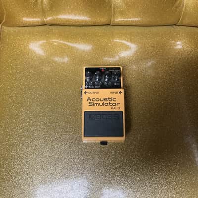 Boss AC-2 Acoustic Simulator (Silver Label) 1997 - 2006 - Yellow used image 1