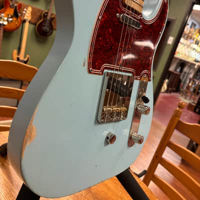 Berly Guitars T Style w/B Bender Sonic Blue Nitro Authorized Dealer image 7
