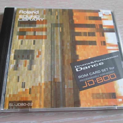 Roland JD-800 Drums&Percussion Dance–SL-JD-80-02 ROM-CARD -Roland