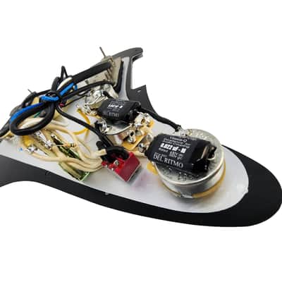 Carparelli Pre-Loaded HSS Strat Pickguard — CTS 500K Pots, CRL 5-Way, Vitamin Q Caps, HSS “Balanced Load” Mod image 6