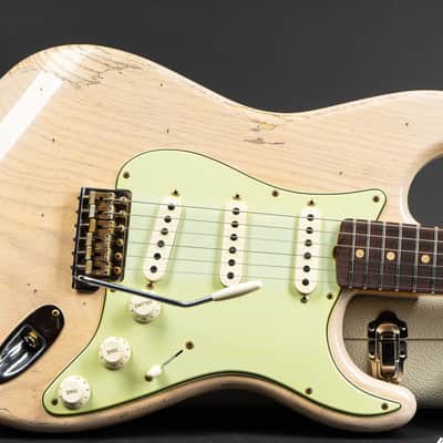 Fender Custom Shop 1956 Stratocaster Heavy Relic - Super Faded Aged Dirty White Blond image 10