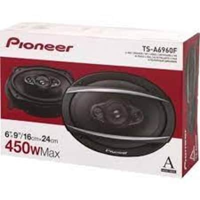Pioneer (2 Pairs) TS-A6960F 4-Way 450 Watt 6" x 9" Coaxial Car Speakers 6x9 with 16 Gauge 50ft Speaker Wire image 6