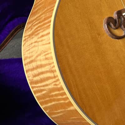 1998 Gibson SJ-200 Jumbo with Beautiful Flamed Maple & Pickup Original Case image 9