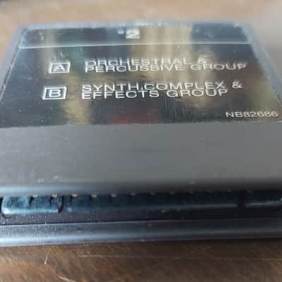 Yamaha DX7 ROM #2 card / cartridge Orchestral & Percussive Group & Synth, Complex & Effects Group image 4