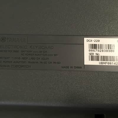 Yamaha DGX-220 Portable Grand Piano 76-Key Keyboard Bild 7
