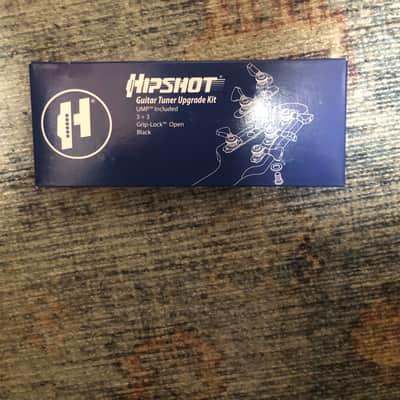 Hipshot Locking Tuner Upgrade Kit 3x3 with UMP - Black, Open Back image 1