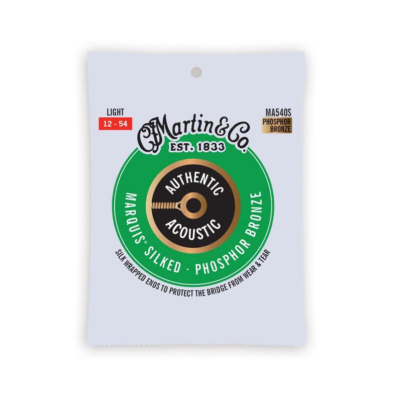 Martin MA540S Authentic Acoustic Marquis 92/8 Phosphor Bronze Light Guitar Strings. 12-54 Bild 1
