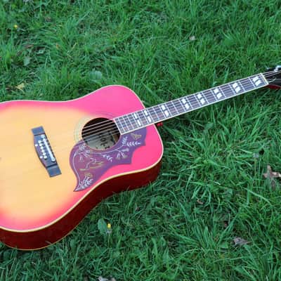 ♫ LOW Price (Neck issue) Early 70's Japanese Hummingbird ♫ Suzuki Factory JAPAN ♫ Pro setup image 1