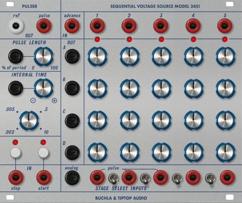 TIPTOP AUDIO BUCHLA 245T SEQUENTIAL VOLTAGE SOURCE : BRAND NEW :  [DETROIT MODULAR] image 1