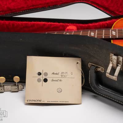 1968 Epiphone FT-79 Texan Cherry Red with Video image 3