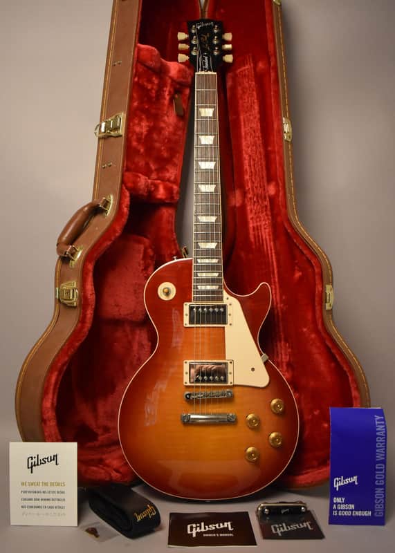 2019 Gibson USA Les Paul Standard 50s AAA Top Heritage Cherry Sunburst w/OHSC image 1