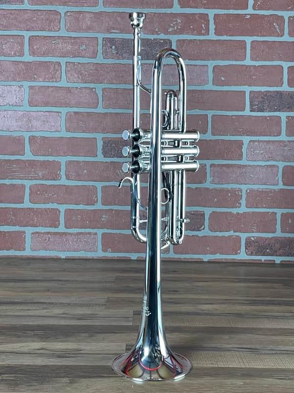 Yamaha YTR-8445 II Custom Xeno Professional C Trumpet - Silver Plated image 1
