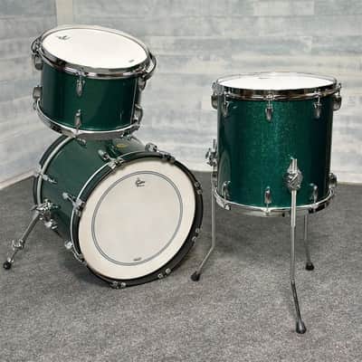 Gretsch Broadkaster 3pc Drum Set 18/12/14 Cadillac Green Sparkle - DCP Exclusive! image 2