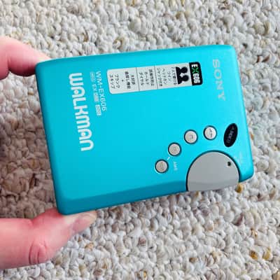 Sony WM-EX606 Walkman Cassette Player, Excellent Rare Green ! Motor Running ! image 1