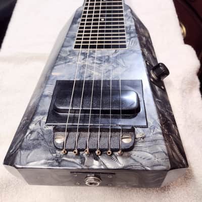 Unknown Lap steel 40s-50s - Gray pearloid image 7