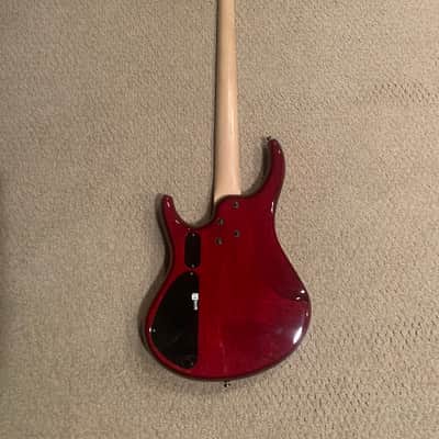 MTD Kingston Heir Fretless Bass - Cherry Red image 2