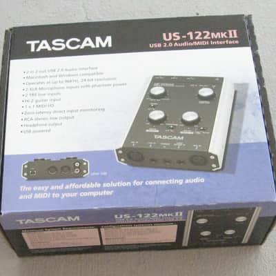 TASCAM US-122MKII Audio/Midi Interface 2012 - Black/Silver image 5