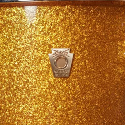 Ludwig 13/16/22" Classic Maple Fab Drum Set - Gold Sparkle image 6