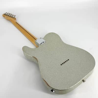 2017 Fender Brad Paisley Road Worn Telecaster – Silver Sparkle image 3