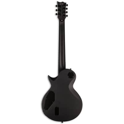 ESP LTD EC-407 7-Strings - Macassar Ebony Fingerboard, Black Satin image 3