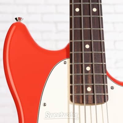 Fender Player II Mustang Bass PJ - Coral Red with Rosewood Fingerboard (MustBsP2RCRd1) image 5