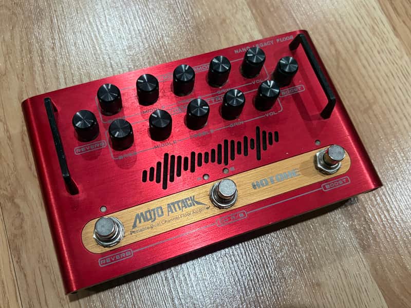 Hotone NLF-2 Nano Legacy Mojo Attack Dual Channel Floor Amplifier 2018 - 2021 - Red image 1