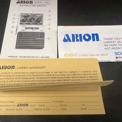 Vintage 80s Made in Japan  Arion SDI-1 Dual Out / Stereo Distortion Pedal image 7