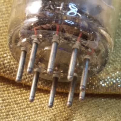 Amperex 6DJ8 tNOS AT1000 TESTED Vacuum Tube Heerlen Large Halo Getter GA3 GA4 GA6 GA7 Bugle Boy T3 ECC88 dual triode 1959-1962 image 11