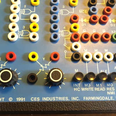 CES Ed-Lab 703a Digital Systems Lab modular synth analog computer banana logic suitcase expander image 9