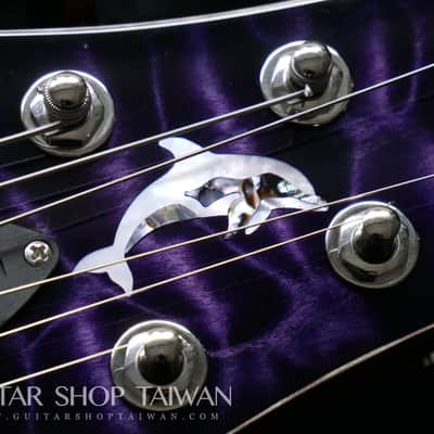 Nik Huber Dolphin II Hand-selected 5A Top-Purple Burst image 19