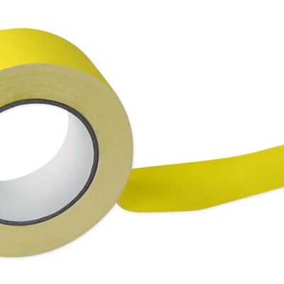 Rockville ROCK GAFF Yellow Gaffers Tape 2" x 100 Ft For Pro Audio/Stage Wire image 2