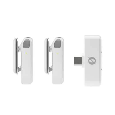 RODE Wireless Micro Ultra-Compact Wireless Microphone System, USB-C, White image 2