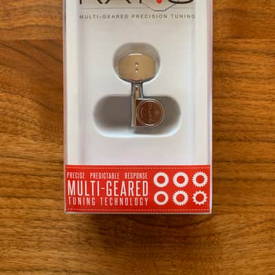 Graph Tech RATIO Acoustic Guitar Tuners PRN-2411-C0 - Chrome, 3+3, 2-Pin image 1