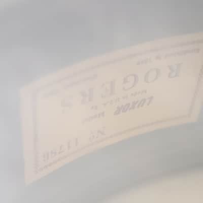 Rogers 5x14" Luxor Snare Drum Vintage 1960's Blue Sparkle Cleveland image 11