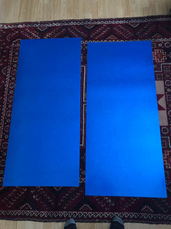 Delmar Blue Sparkle Drum Wrap - 2 Full Sheets image 1