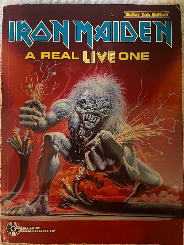 Iron Maiden - A Real Live One - Guitar Tab / Tablature Book image 1