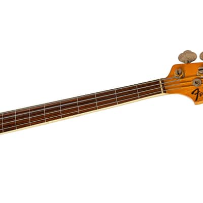 Fender Fretless Jazz Bass 3-Tone Sunburst (Pre-Owned, 1972, VG+) #350058 image 7