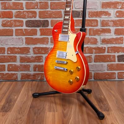 Heritage Standard H-150 Curly Maple Top Vintage Cherry Sunburst 2021 w/OHSC image 5
