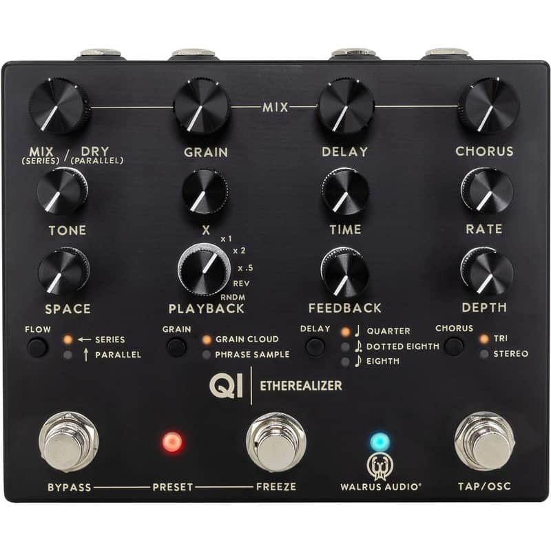 Walrus Audio Qi Etherealizer Pedal, Black image 1