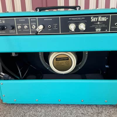 Tone King Sky King 2-Channel 35-Watt 1x12" Guitar Combo 2018 - Present - Turquoise - !st Run image 2