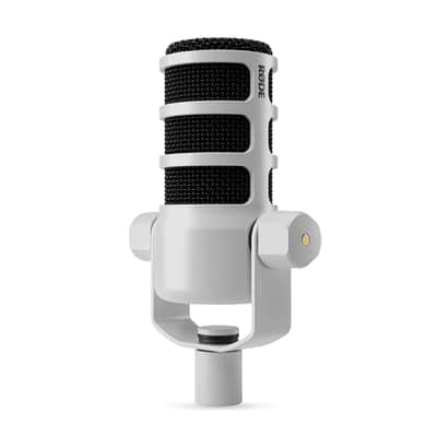 RODE PodMic Broadcast-Grade Dynamic Microphone for Podcast Application - White image 3
