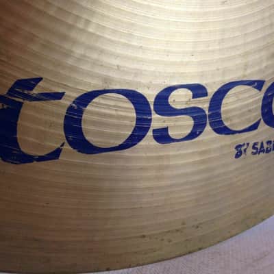 *Tosco/Sabian 20" Ride Cymbal Med-Thin 2240g Rotocast Italy Vintage 70s Blue Lbl image 5