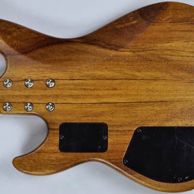 G&L L-2500 USA Custom 5 String Monkey Pod Bass in Natural Satin image 10