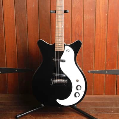 Danelectro '59M NOS+ Black Double Cut Electric Guitar Pre-Owned image 2