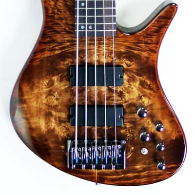 Brice Brice Freak-Out Bass 535 String Burl Brown image 2